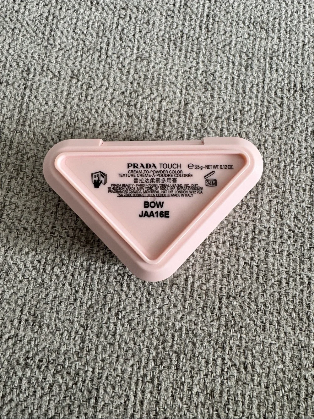 Prada touch cream to blush Shade Bow